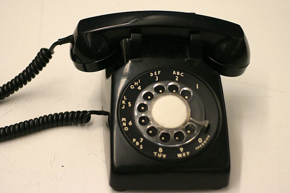 vintage rotary phone